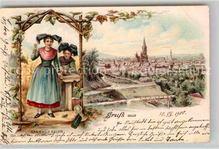 Freiburg Breisgau Markgraefler Teilansicht