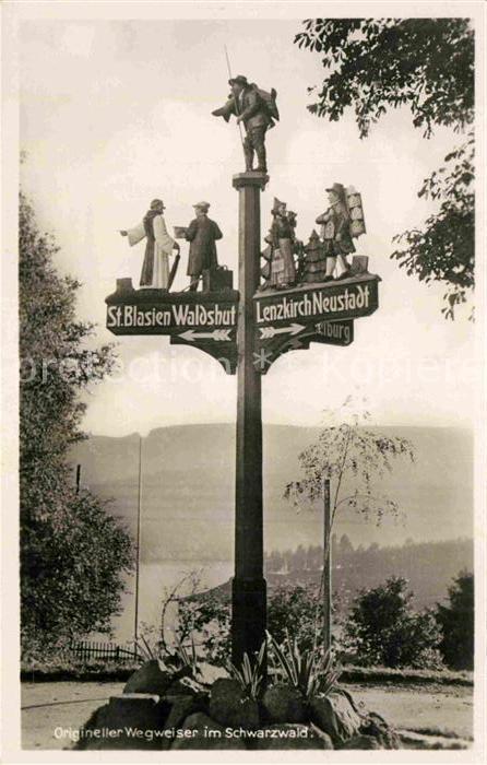 Schwarzwald Wegweiser Sankt Blasien Waldshut Lenzki