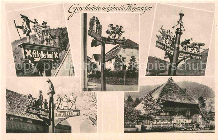 Schwarzwald Originelle Wegweiser Schwarzwaldhaus
