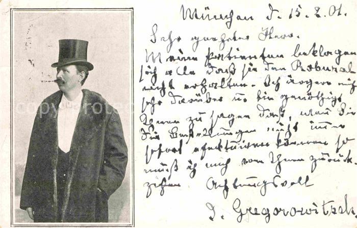 NueRNBERG  CITY Mann mit Frack und Zylinder