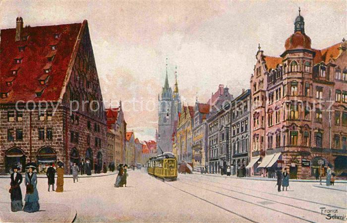 NueRNBERG  CITY Koenigstrasse Lorenzkirche