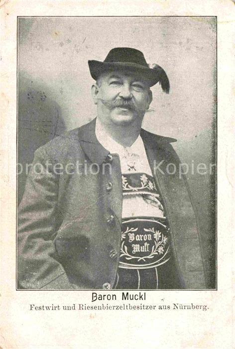 Nuernberg Baron Muckl Festwirt und Riesenzeltbesitzer