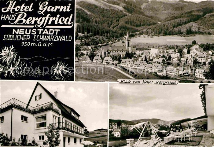 Neustadt Schwarzwald Blick von Haus Bergfried