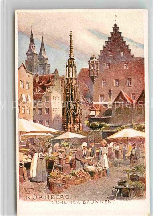 NueRNBERG  CITY Schoener Brunnen