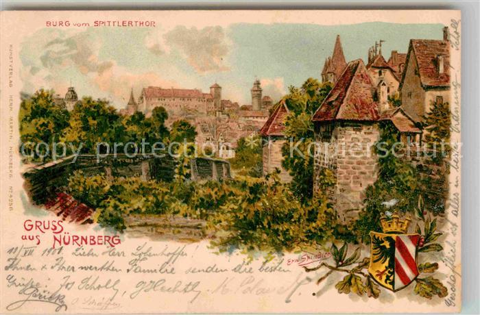 NueRNBERG CITY Burb vom Spittlertor