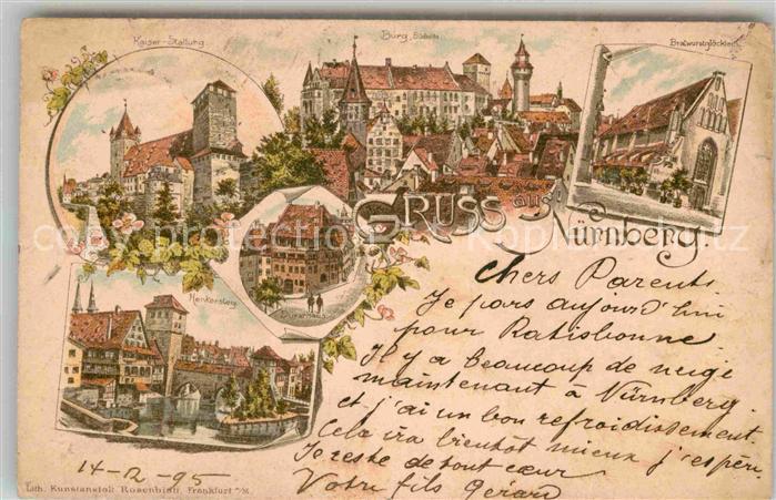 NueRNBERG  CITY Kaiser Stallung Burg Bratwurstgloecklein Henkersteg