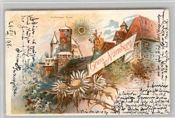 NueRNBERG  CITY Fuenfeckiger Turm