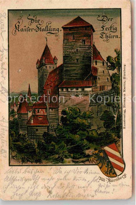 NueRNBERG  CITY Fuenfeckiger Turm Kaiser Stallung
