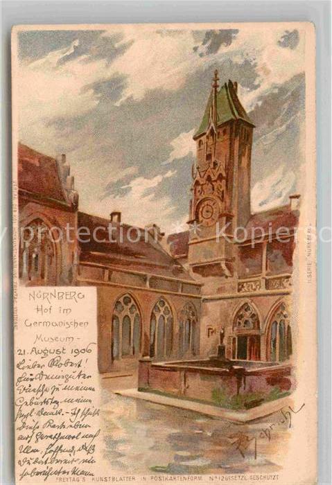 NueRNBERG  CITY Hof im Germanischen Museum