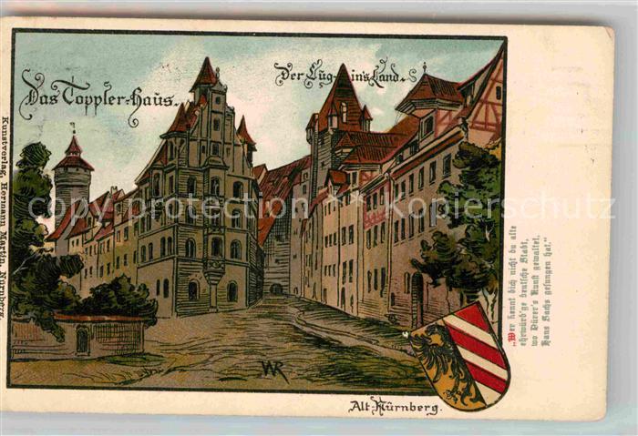 NueRNBERG  CITY Topplerhaus Lug ins Land