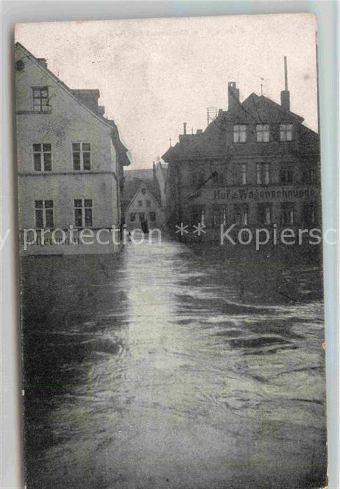 NueRNBERG  CITY Hochwasser Katastrophe 1909 Am Sand mit Fischergasse