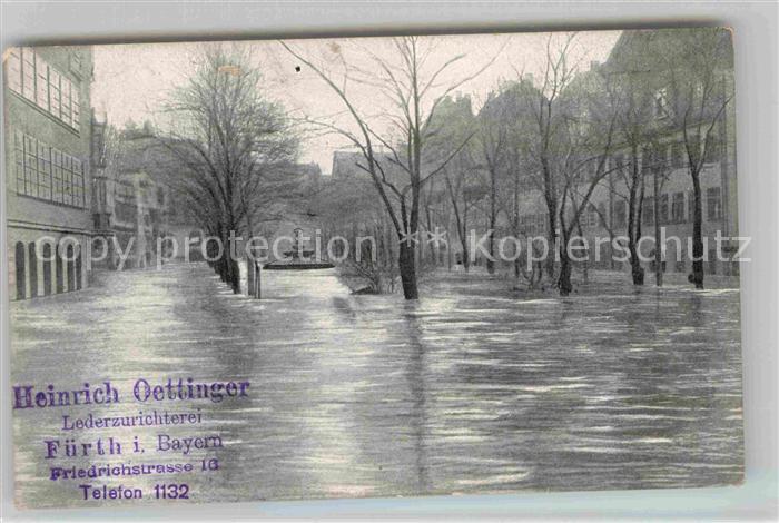 NueRNBERG  CITY Hochwasser Katastrophe 1909 Maxplatz