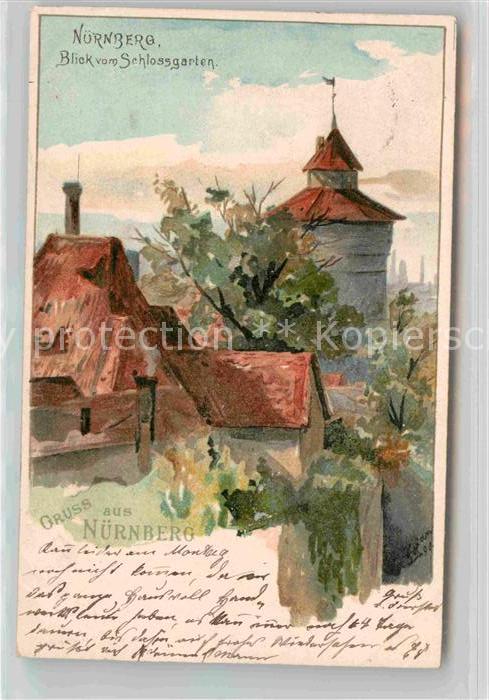 NueRNBERG  CITY Blick vom Schlossgarten