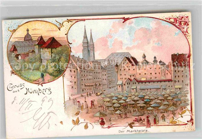 NueRNBERG  CITY Marktplatz Mauernpartie