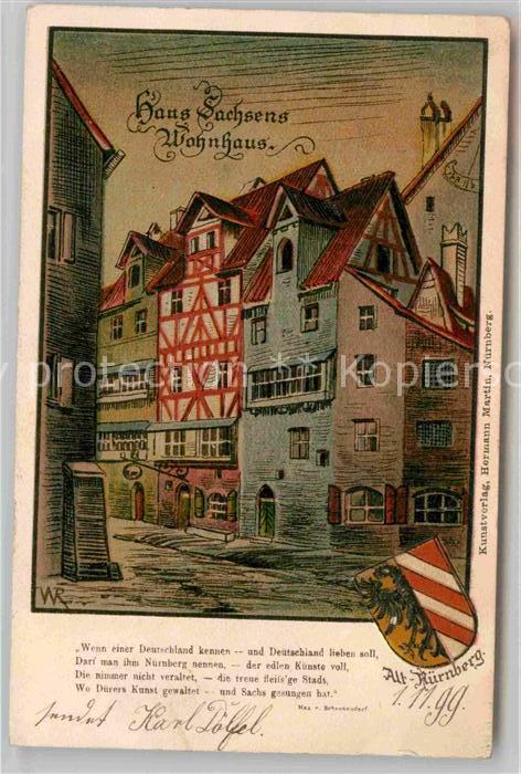NueRNBERG  CITY Hans Sachsens Wohnhaus