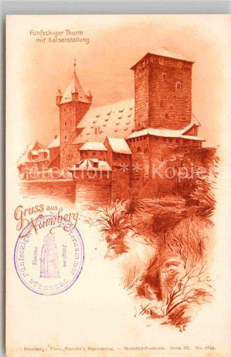NueRNBERG  CITY Fuenfeckiger Turm Kaiserstallung
