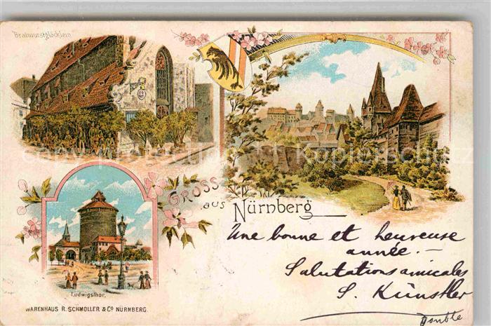 NueRNBERG  CITY Ludwigstor Bratwurstgloecklein Burggarten