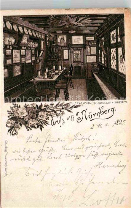 NueRNBERG  CITY Bratwurst Gloecklein Inneres