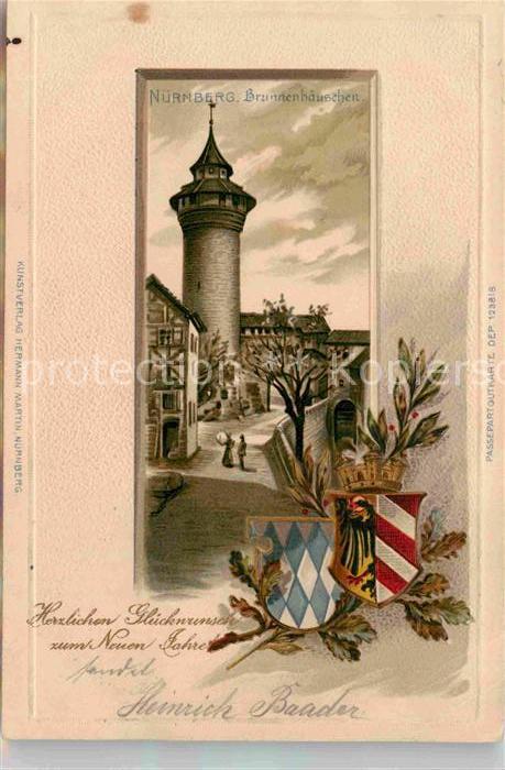 NueRNBERG  CITY Brunnenhaeuschen