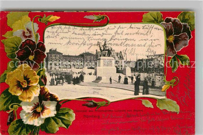 NueRNBERG  CITY Denkmal Prinzregent Luitpold