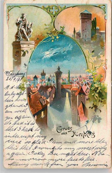 NueRNBERG  CITY Denkmal Turm Burg