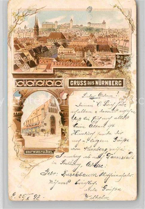 NueRNBERG  CITY Gesamtansicht Bratwurstgloeckl