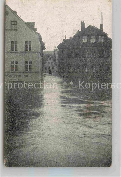 NueRNBERG  CITY Hochwasser Katastrophe 1909 Am Sand mit Fischergasse
