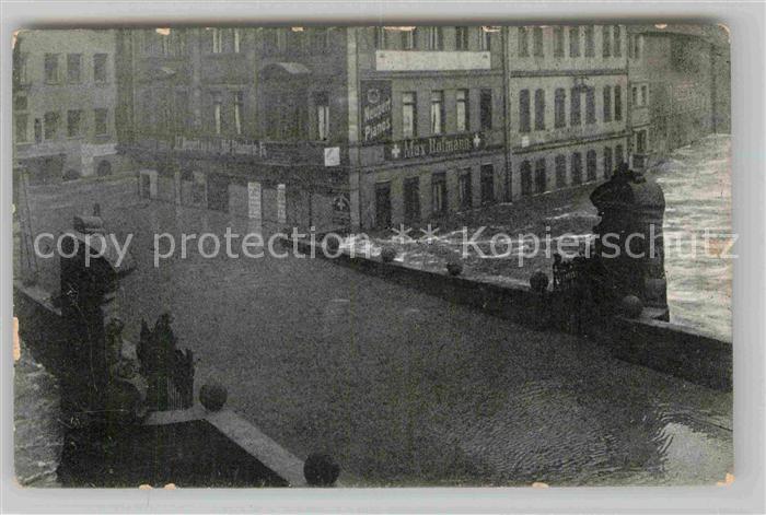 NueRNBERG  CITY Hochwasser Katastrophe 1909 Museumsbruecke