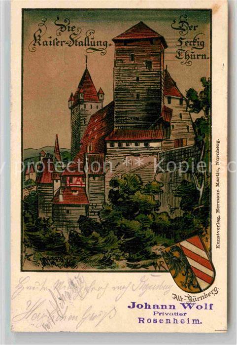 NueRNBERG  CITY Fuenfeckiger Turm