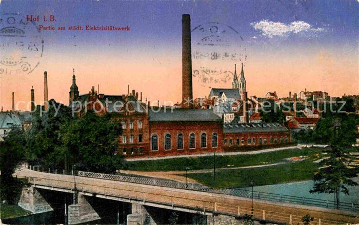 Hof Saale Partie am Elektrizitaetswerk