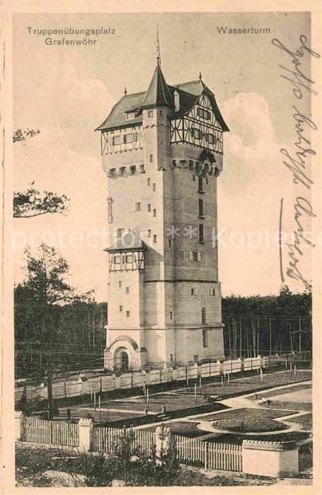 Grafenwoehr Truppenuebungsplatz Wasserturm