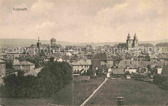 BAYREUTH Bayern Teilansicht