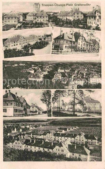 Grafenwoehr Truppenuebungsplatz Teilansichten
