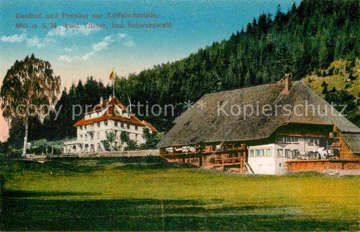 TITISEE Schwarzwald BW Gasthof Pension zur Loeffelschmiede