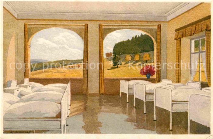 Neustadt Schwarzwald Kinderheim Schloss Friedenweiler Schlafraum