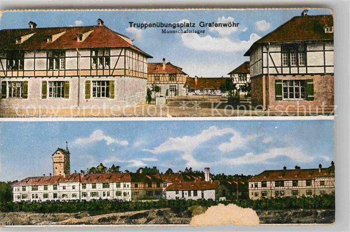 Grafenwoehr Truppenuebungsplatz Mannschaftslager Gesamtansicht