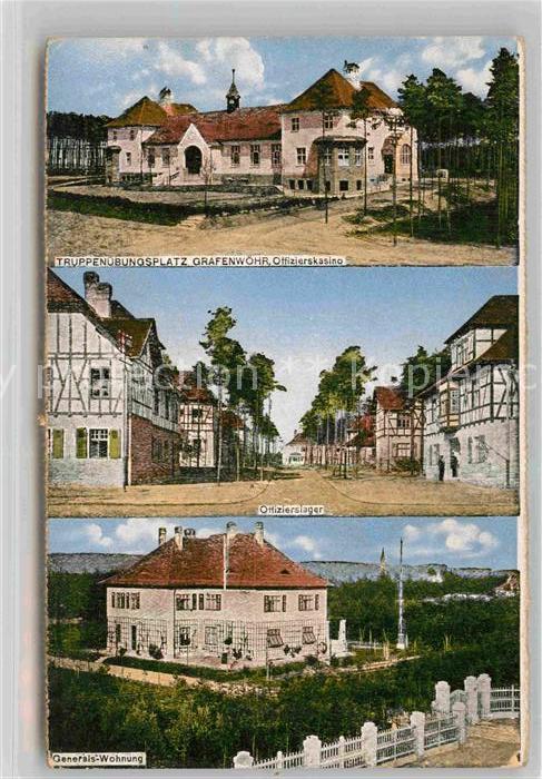 Grafenwoehr Truppenuebungsplatz Offizierskasino Offizierslager Generals Wohnung