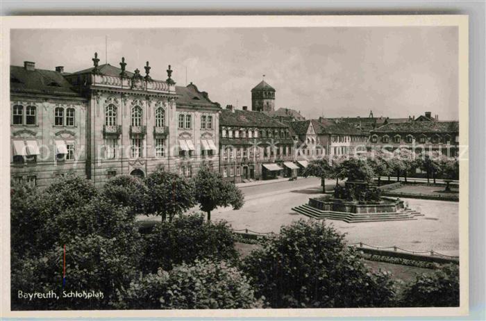 BAYREUTH Bayern Schlossplatz