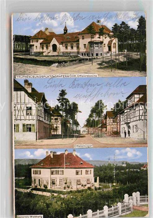 Grafenwoehr Truppenuebungsplatz Offizierskasino Offizierslager Generals Wohnung