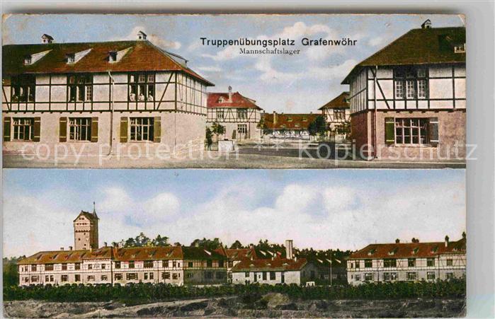 Grafenwoehr Truppenuebungsplatz Mannschaftslager