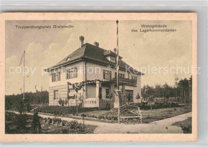 Grafenwoehr Truppenuebungsplatz Wohngebaeude des Lagerkommandanten