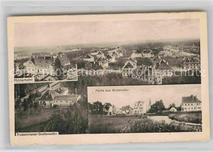 Grafenwoehr Truppenuebungsplatz Militaer Hotel Teilansicht Stadtansicht