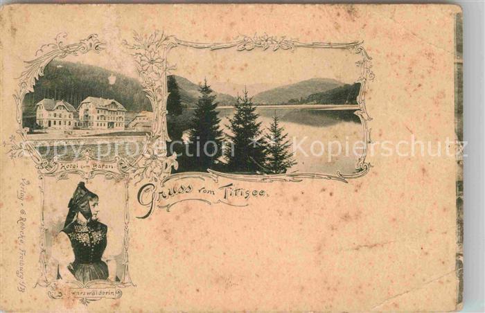 TITISEE Schwarzwald BW Schwarzwaelderin