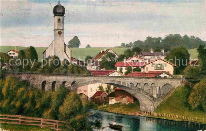 Gmund Tegernsee Kirche Bruecke