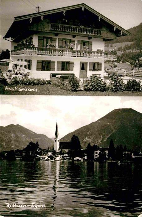 Rottach-Egern Haus Mannhardt Kirche See