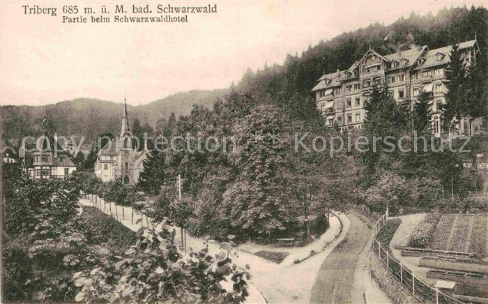 Triberg Schwarzwald Partie beim Schwarzwaldhotel
