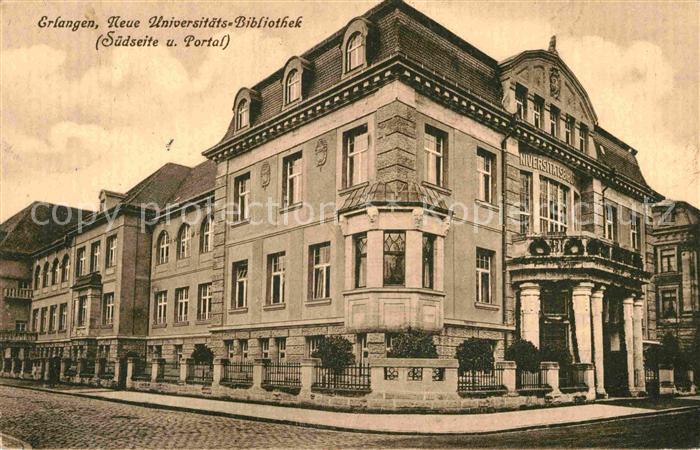 ERLANGEN Bayern Universitaets Bibliothek