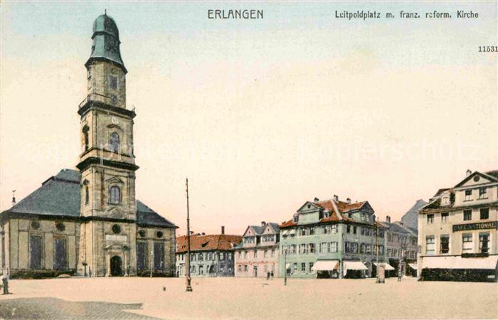 ERLANGEN Bayern Luitpoldplatz Kirche