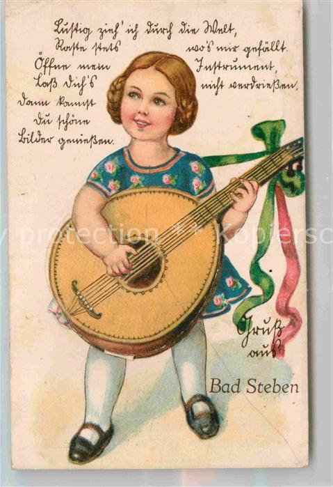 Bad Steben Maedchen mit Gitarre
