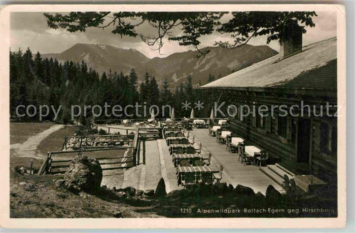 Rottach-Egern Alpenwildpark Gasthaus